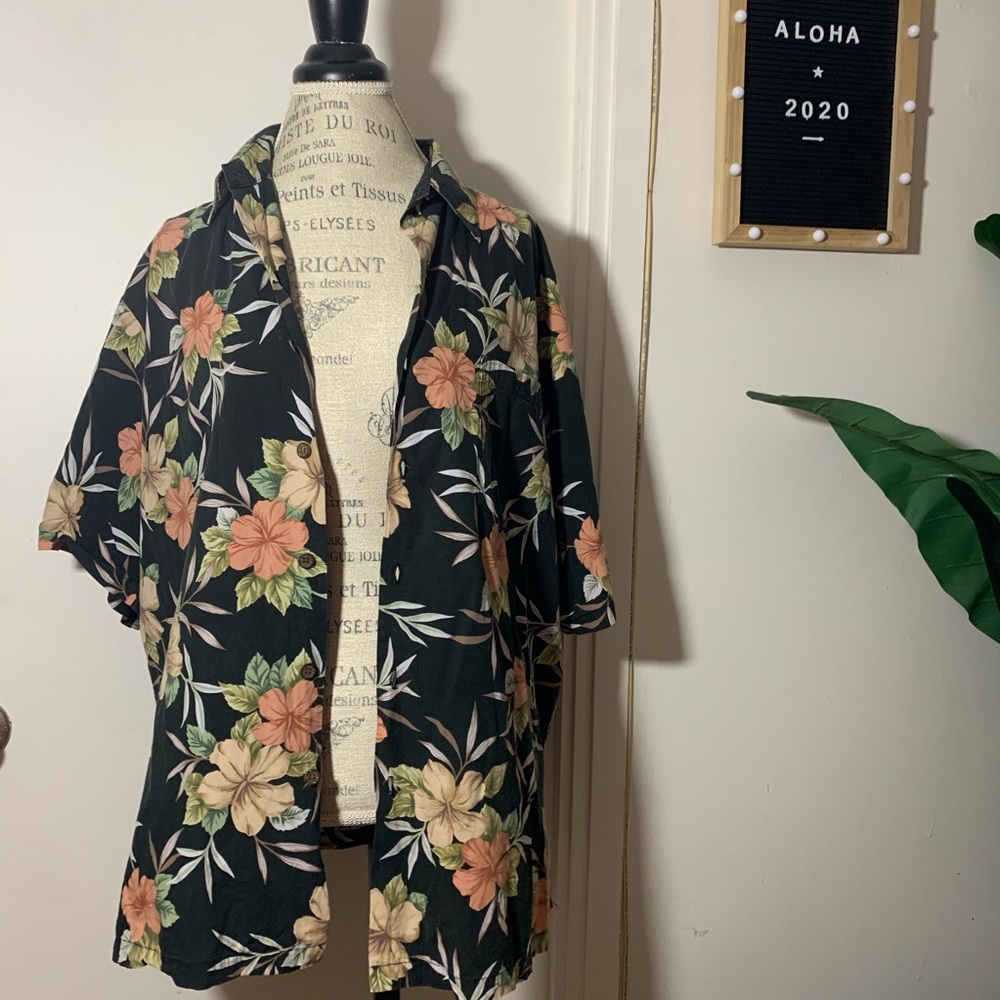Vintage Hawaiian Aloha Shirt Tori Richard